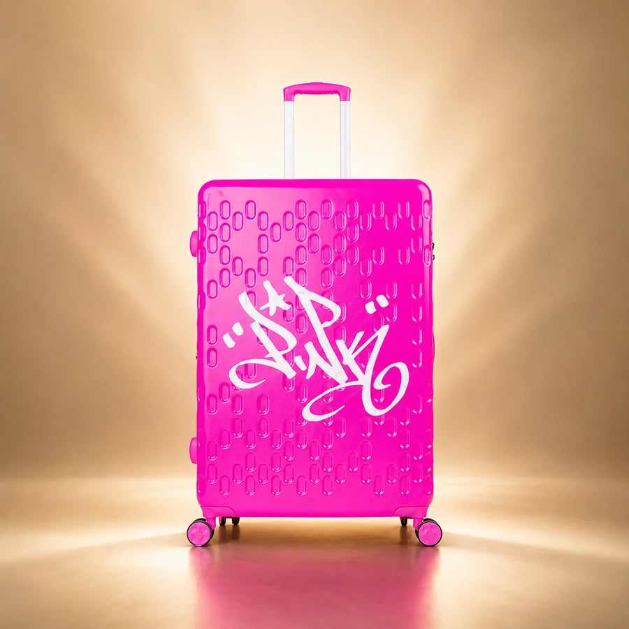 Lady Pink's Graffiti Tag Check-In by TROCHI - X Line pink luggage main product image