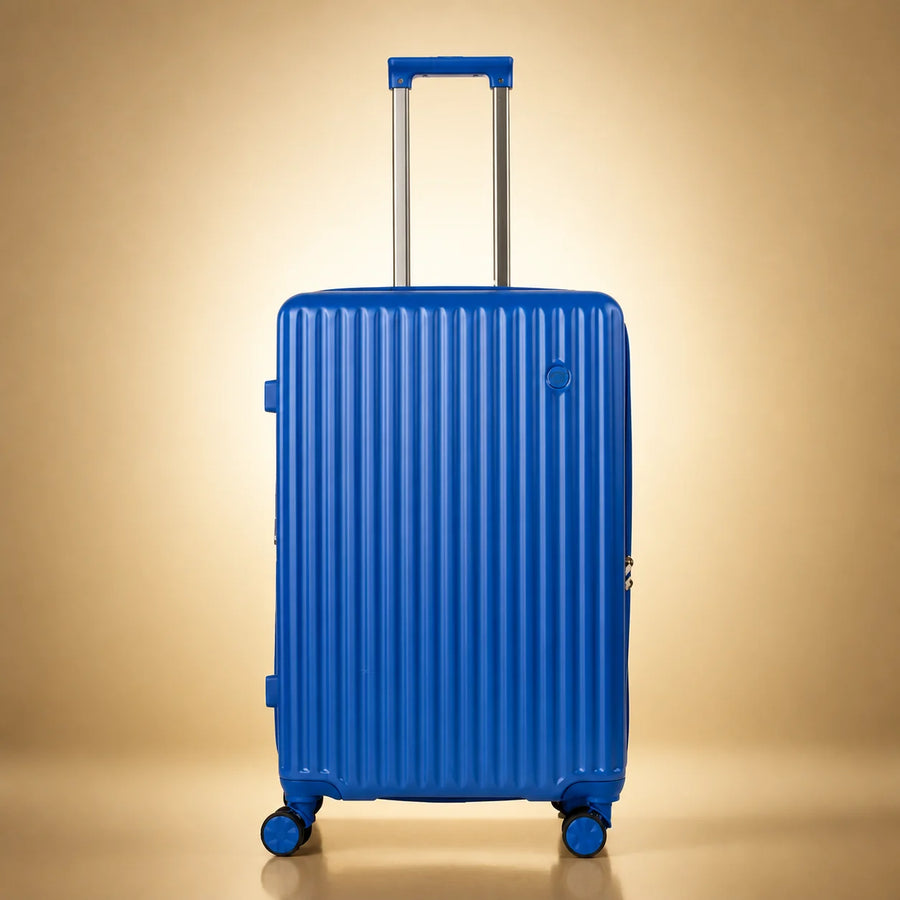 TERRY 3.0 Check-In Medium by TROCHI - Yellow Line Blue luggage main product image