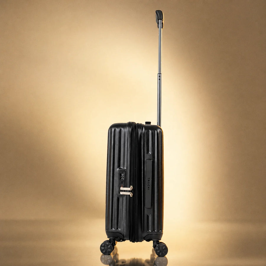 TERRY 3.0 Carry-On by TROCHI - Yellow Line Black luggage detail image 2