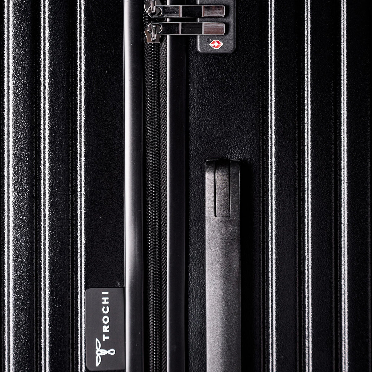 Trochi Charles Trunk Carry-On — Black (view 3)