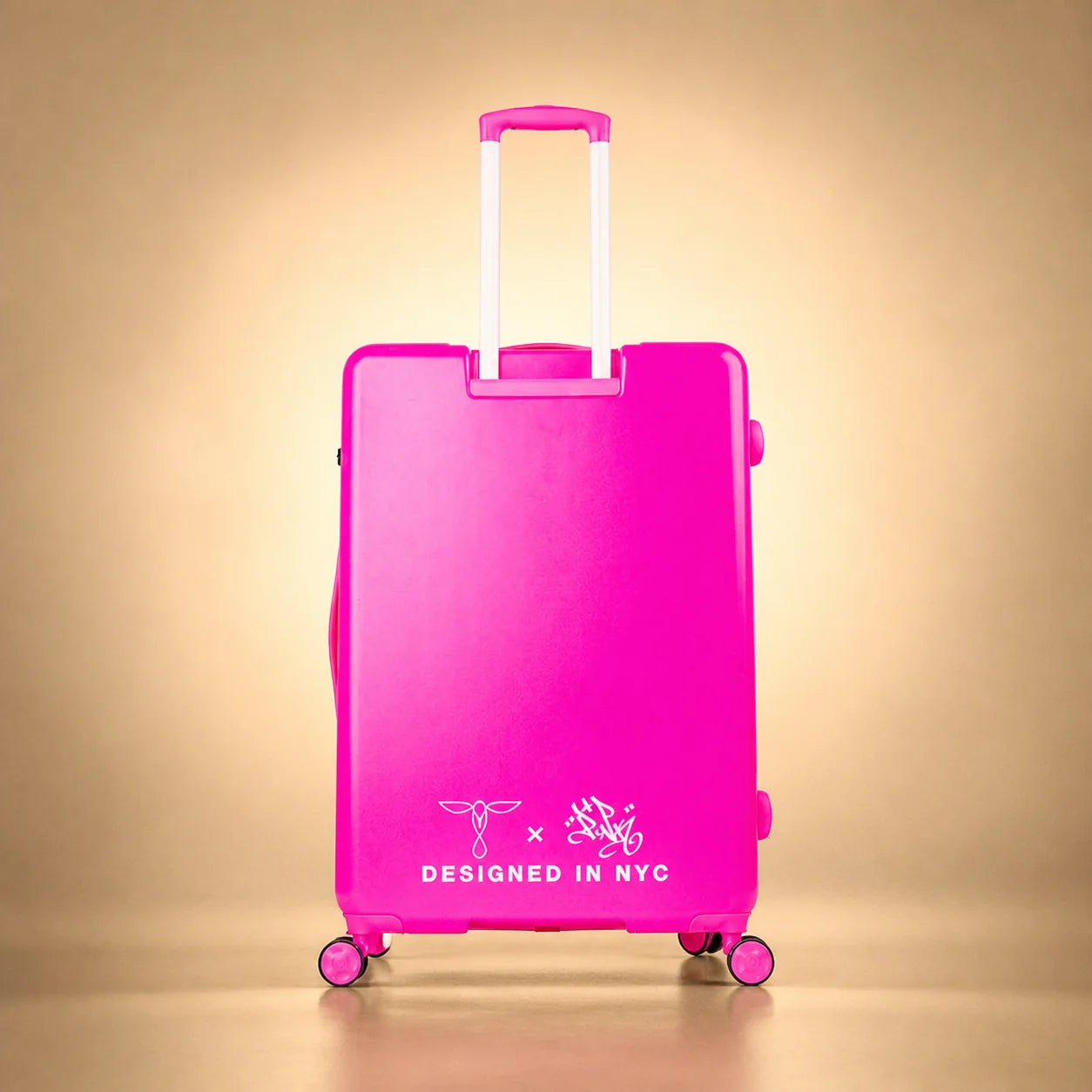 Lady Pink's Graffiti Tag Check-In by TROCHI - X Line pink luggage detail image 4