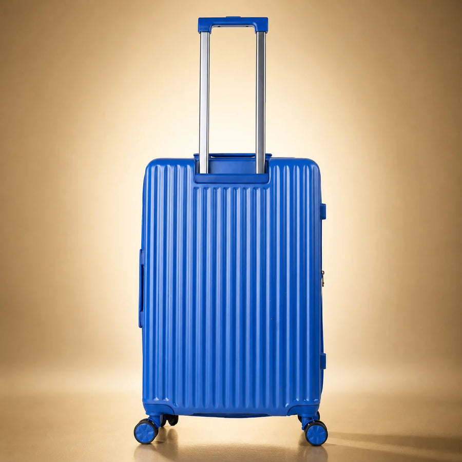 TERRY 3.0 Check-In Medium by TROCHI - Yellow Line Blue luggage detail image 4