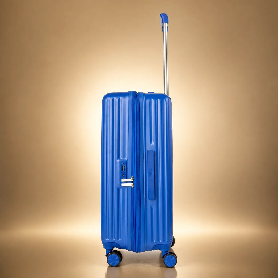 TERRY 3.0 Check-In Medium by TROCHI - Yellow Line Blue luggage detail image 5