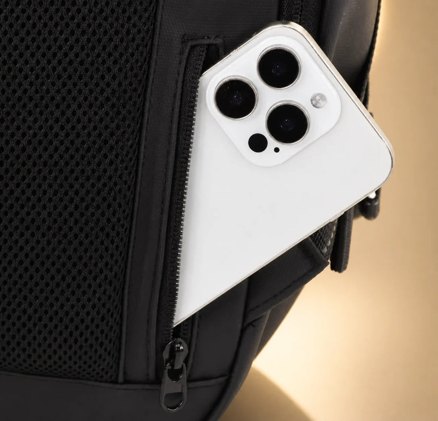 Travel Backpack by TROCHI - Orange Line luggage detail image 6