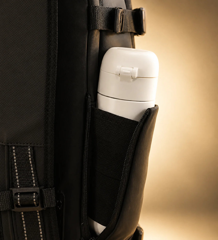 Travel Backpack by TROCHI - Orange Line luggage detail image 7