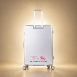 Lady Pink's Graffiti Tag Check-In by TROCHI - X Line grey luggage detail image 9
