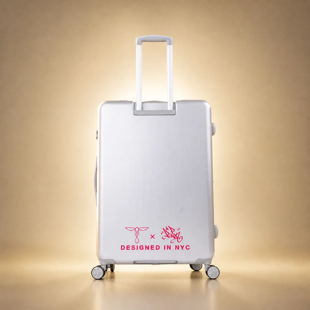 Lady Pink's Graffiti Tag Check-In by TROCHI - X Line grey luggage detail image 9