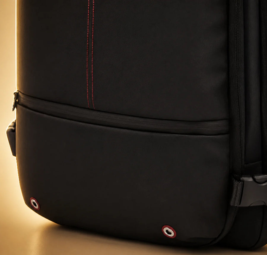 Travel Backpack by TROCHI - Orange Line luggage detail image 9