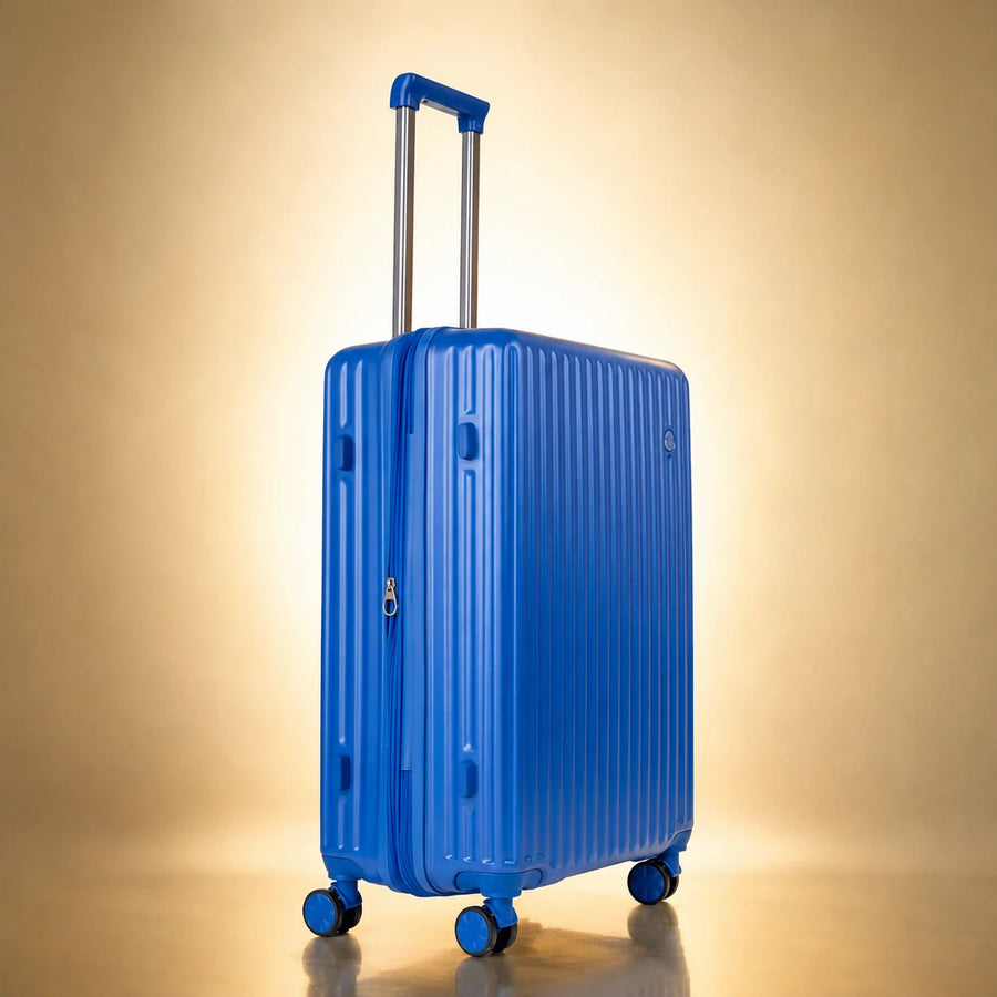 TERRY 3.0 Check-In Large by TROCHI - Yellow Line Blue luggage detail image 10