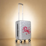 Lady Pink's Graffiti Tag Carry-On by TROCHI - X Line grey luggage detail image 11