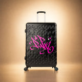 Lady Pink's Graffiti Tag Check-In by TROCHI - X Line black luggage detail image 11