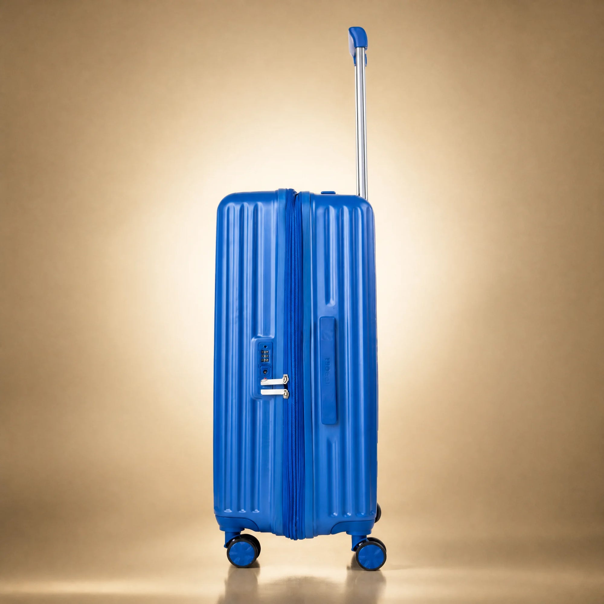 TERRY 3.0 Check-In Large by TROCHI - Yellow Line Blue luggage detail image 11