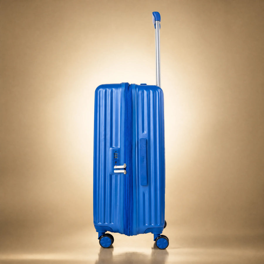 TERRY 3.0 Check-In Large by TROCHI - Yellow Line Blue luggage detail image 11
