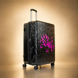 Lady Pink's Graffiti Tag Check-In by TROCHI - X Line black luggage detail image 13