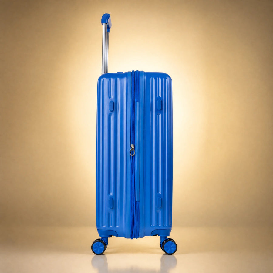 TERRY 3.0 Check-In Large by TROCHI - Yellow Line Blue luggage detail image 13