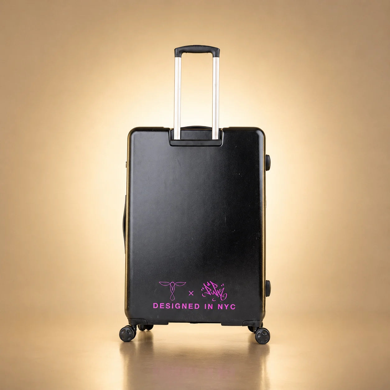 Lady Pink's Graffiti Tag Check-In by TROCHI - X Line black luggage detail image 14