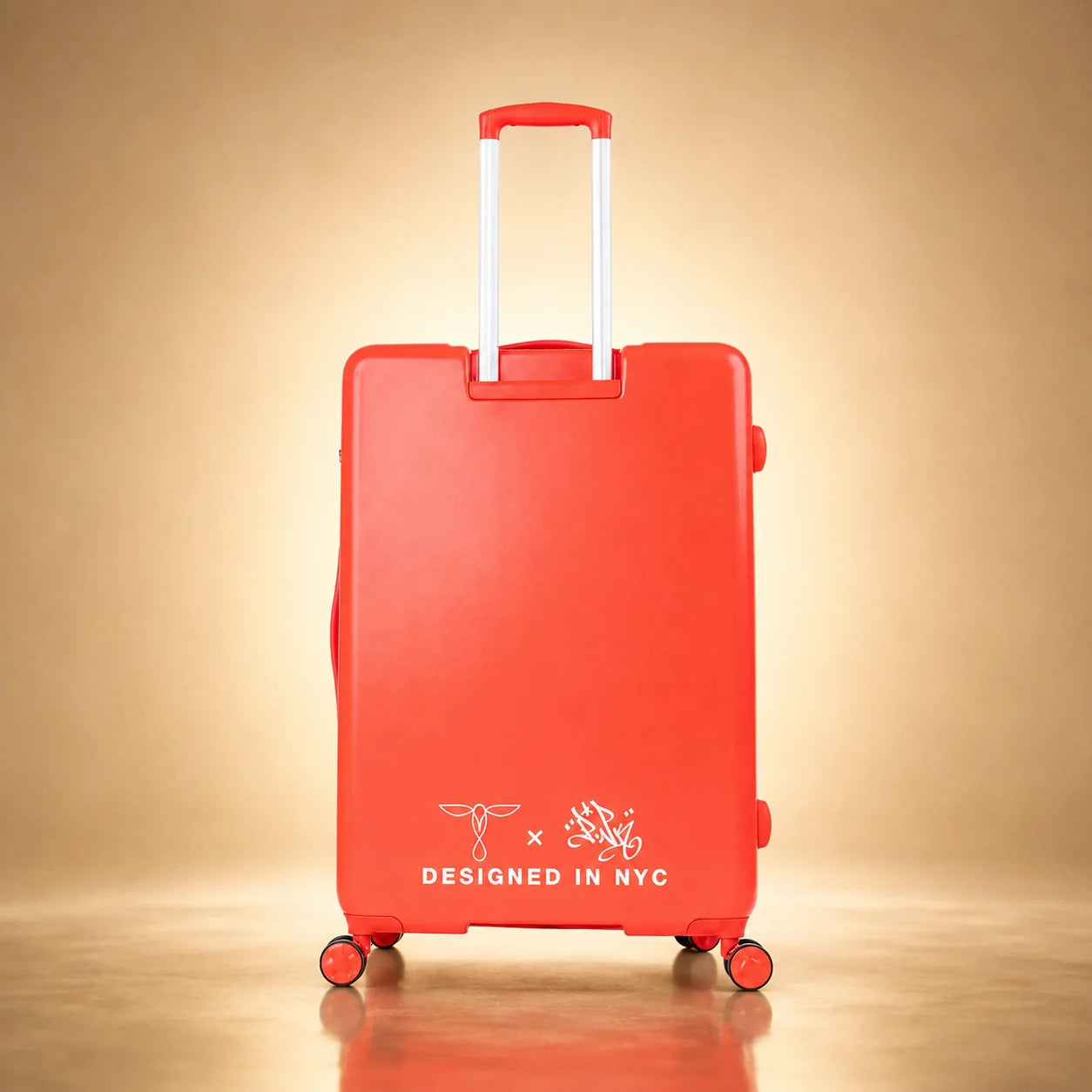 Lady Pink's Graffiti Tag Check-In by TROCHI - X Line red luggage detail image 20