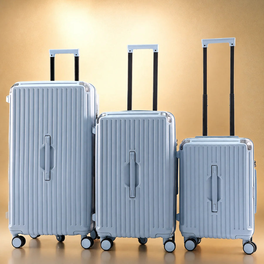 Trochi Charles Trunk Check-In Medium — Blue (view 2)