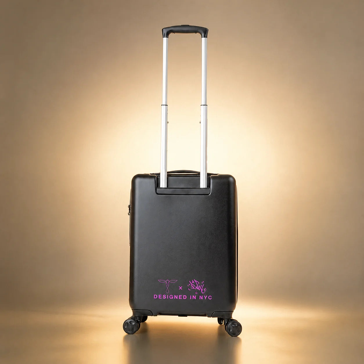 Lady Pink's Graffiti Tag Carry-On by TROCHI - X Line black luggage detail image 27
