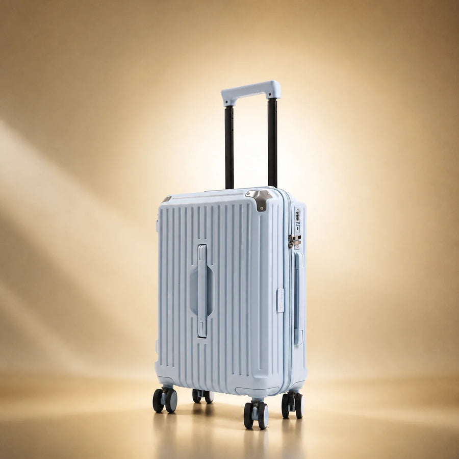 Trochi Charles Trunk Carry-On — Blue (view 15)