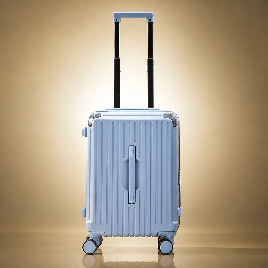 Trochi Charles Trunk Carry-On — Blue (view 19)