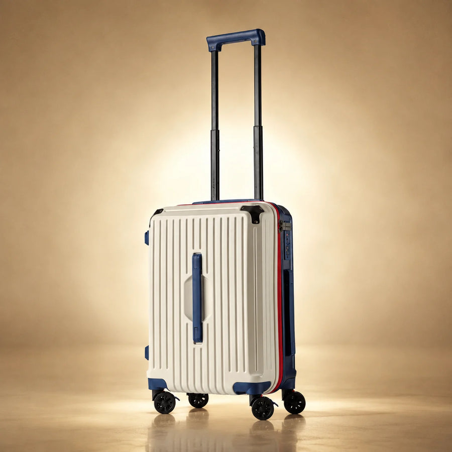 Trochi Charles Trunk Carry-On — White (view 1)