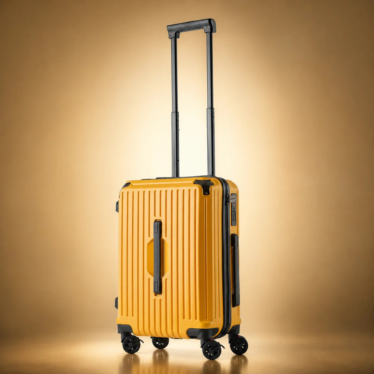 Trochi Charles Trunk Carry-On — Yellow (view 1)