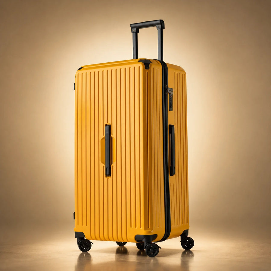 Trochi Charles Trunk Check-In Large — Yellow (view 1)