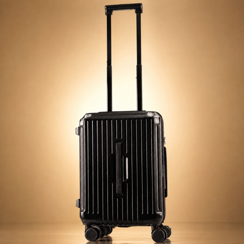 Trochi Charles Trunk Check-In Medium — Black (view 1)