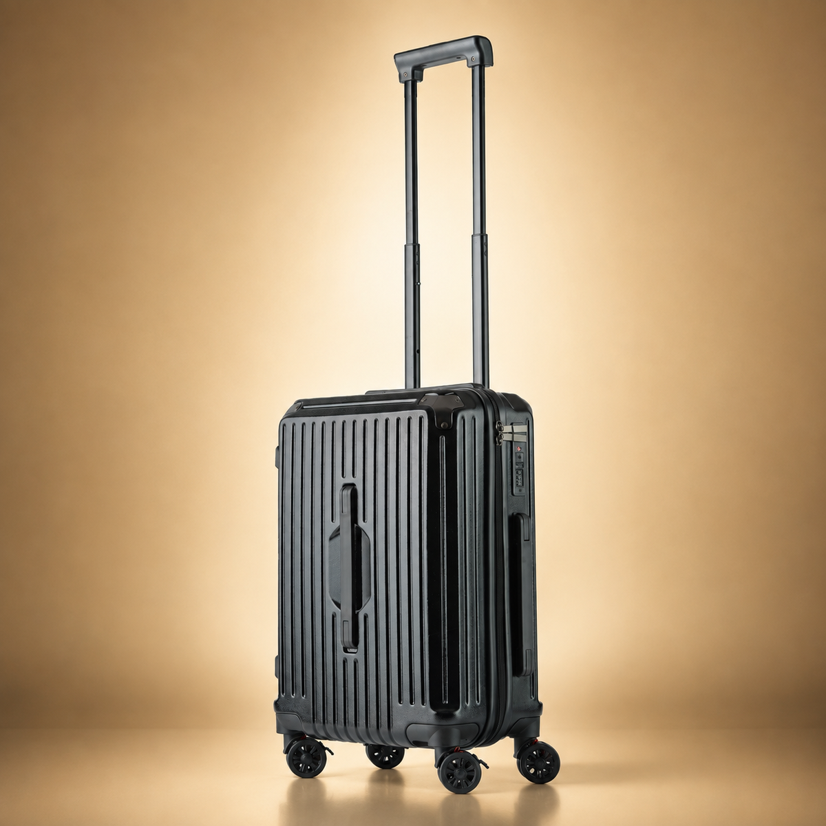 Trochi Charles Trunk Check-In Medium — Black (view 2)