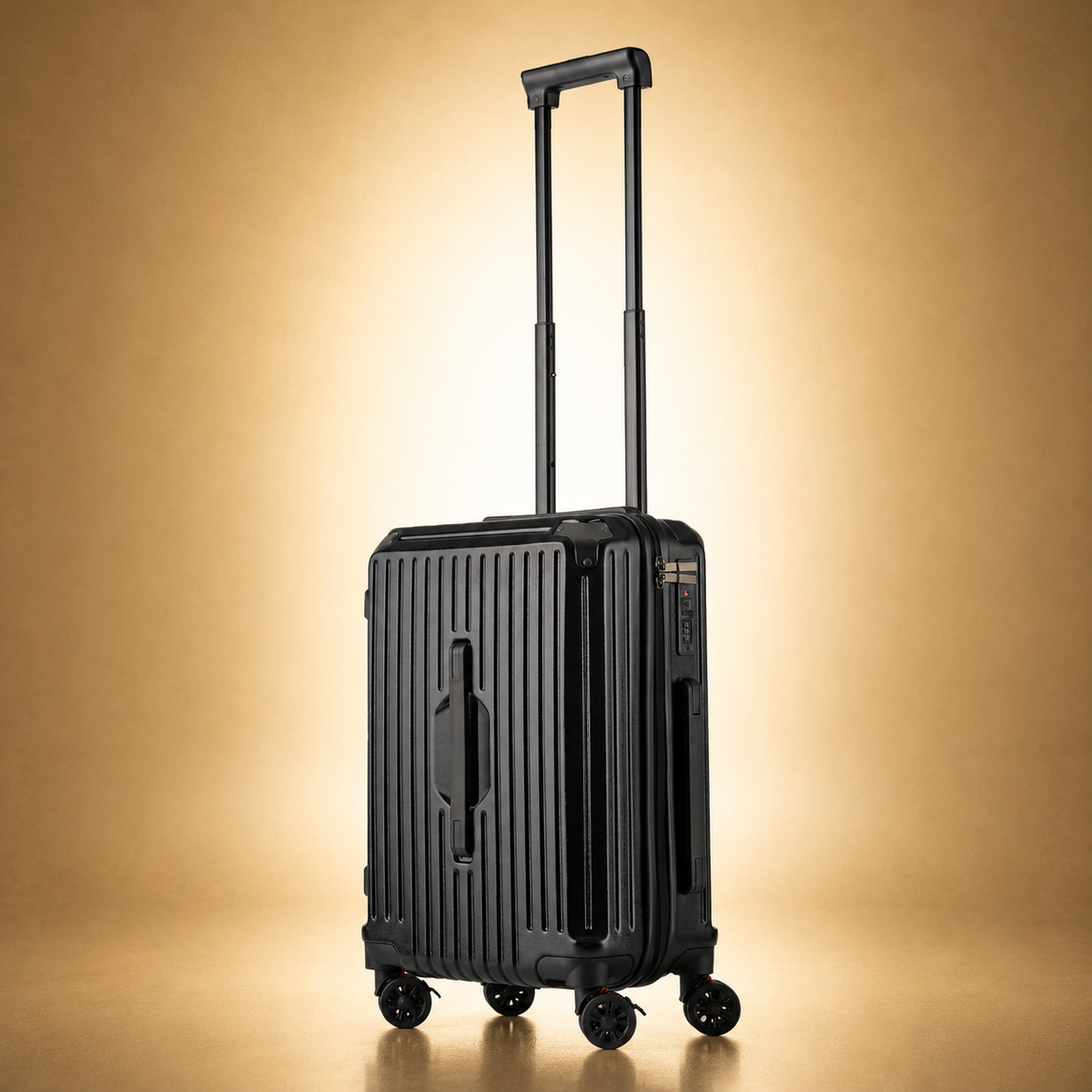 Trochi Charles Trunk Carry-On — Black (view 2)