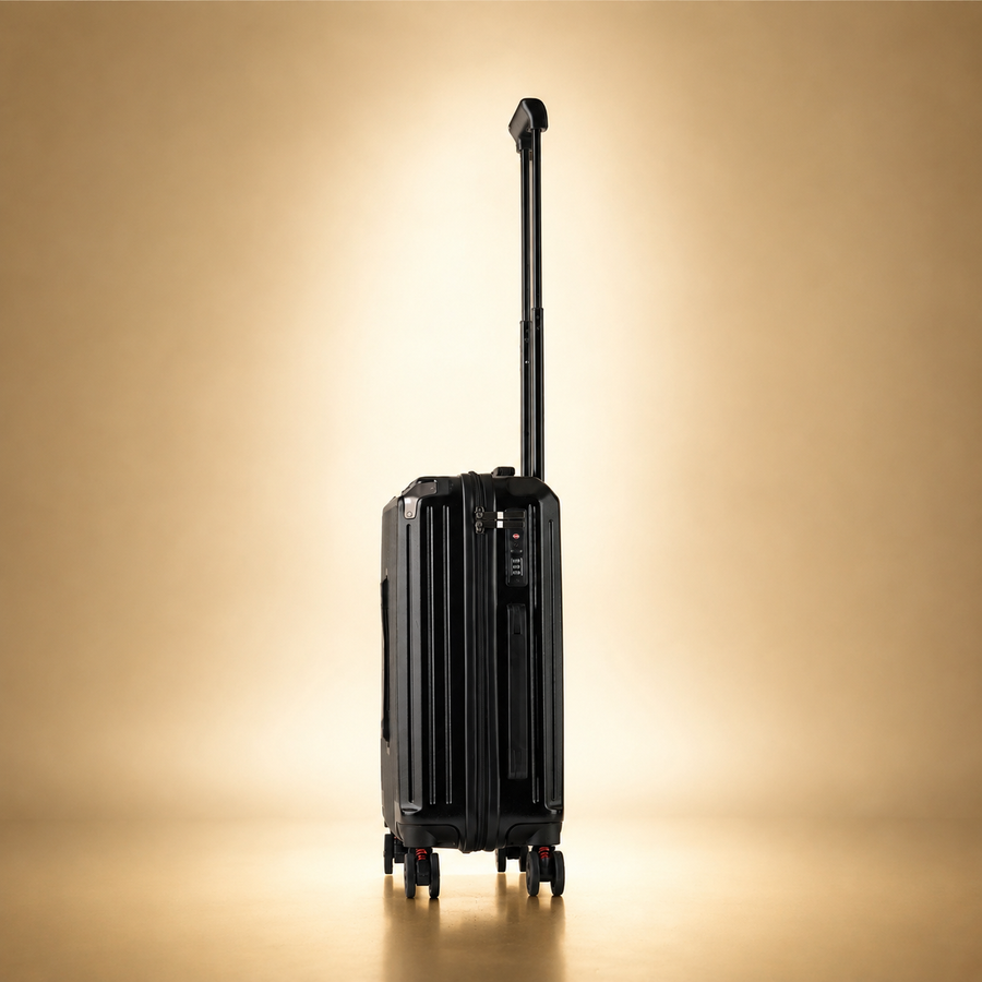 Trochi Charles Trunk Carry-On — Black (view 3)