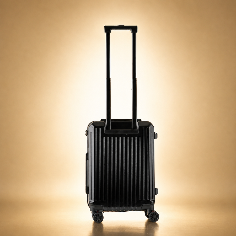 Trochi Charles Trunk Carry-On — Black (view 4)