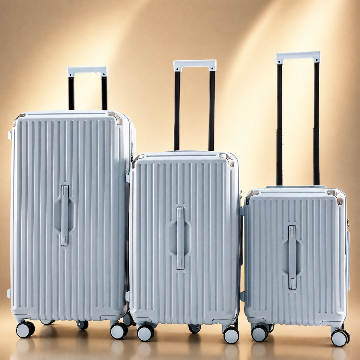 Trochi Charles Trunk Check-In Large — Blue (view 10)