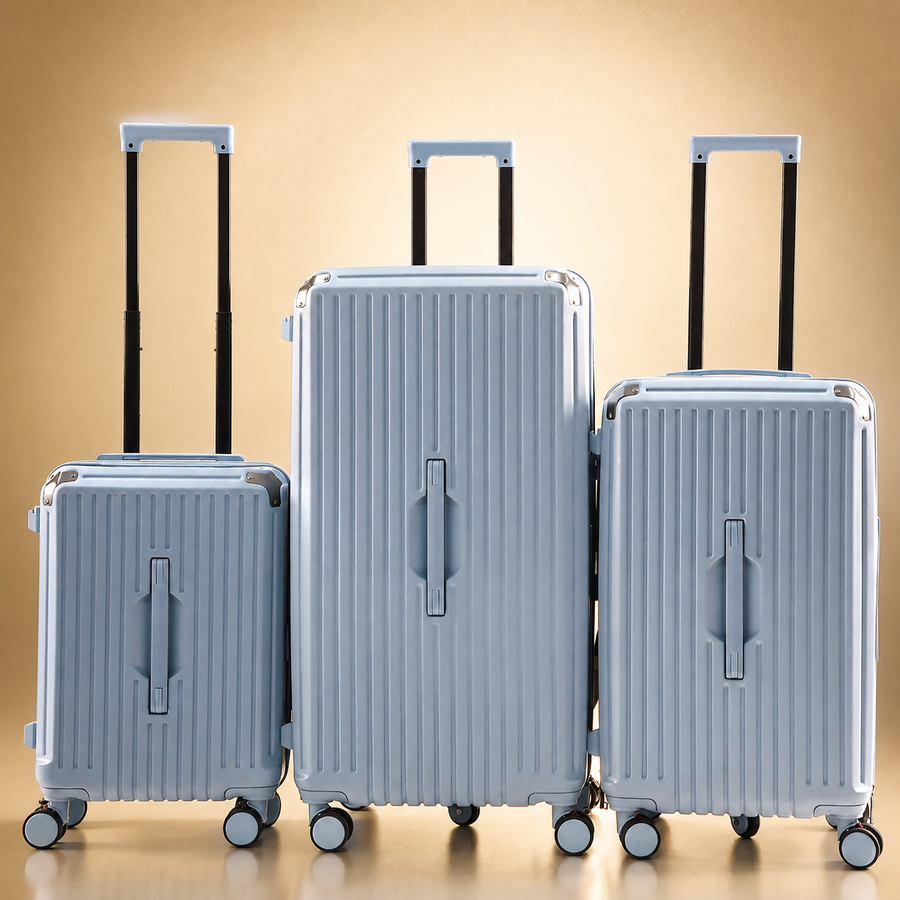 Trochi Charles Trunk Carry-On — Blue (view 9)