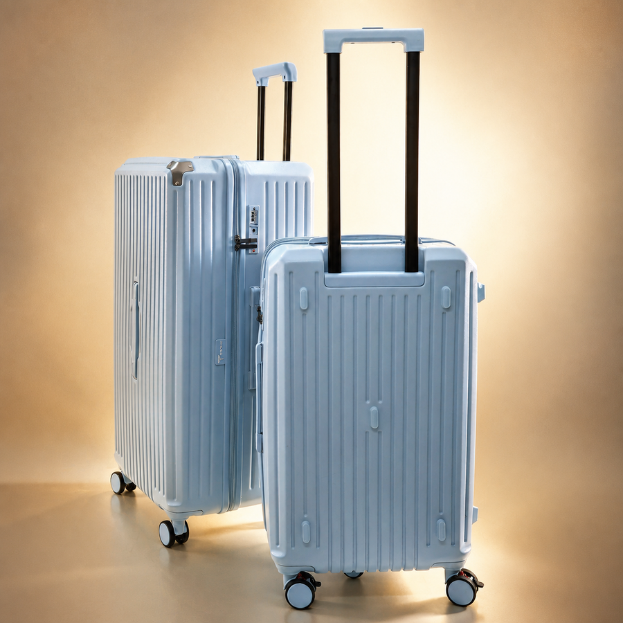 Trochi Charles Trunk Carry-On — Blue (view 15)