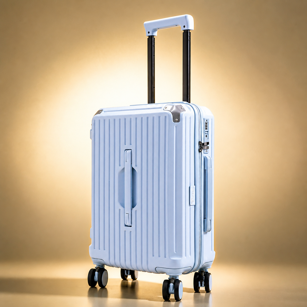 Trochi Charles Trunk Check-In Medium — Blue (view 2)