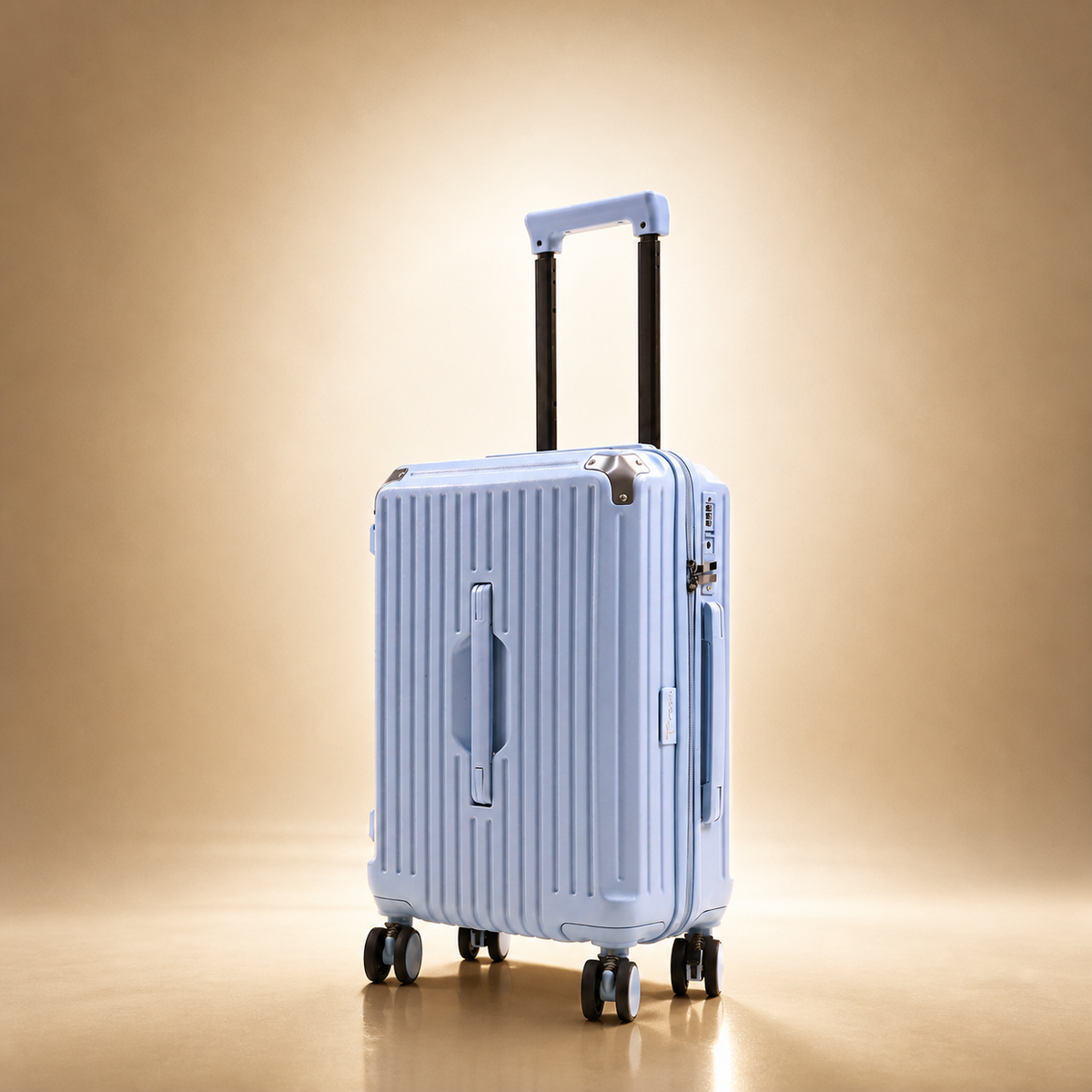 Trochi Charles Trunk Carry-On — Blue (view 2)