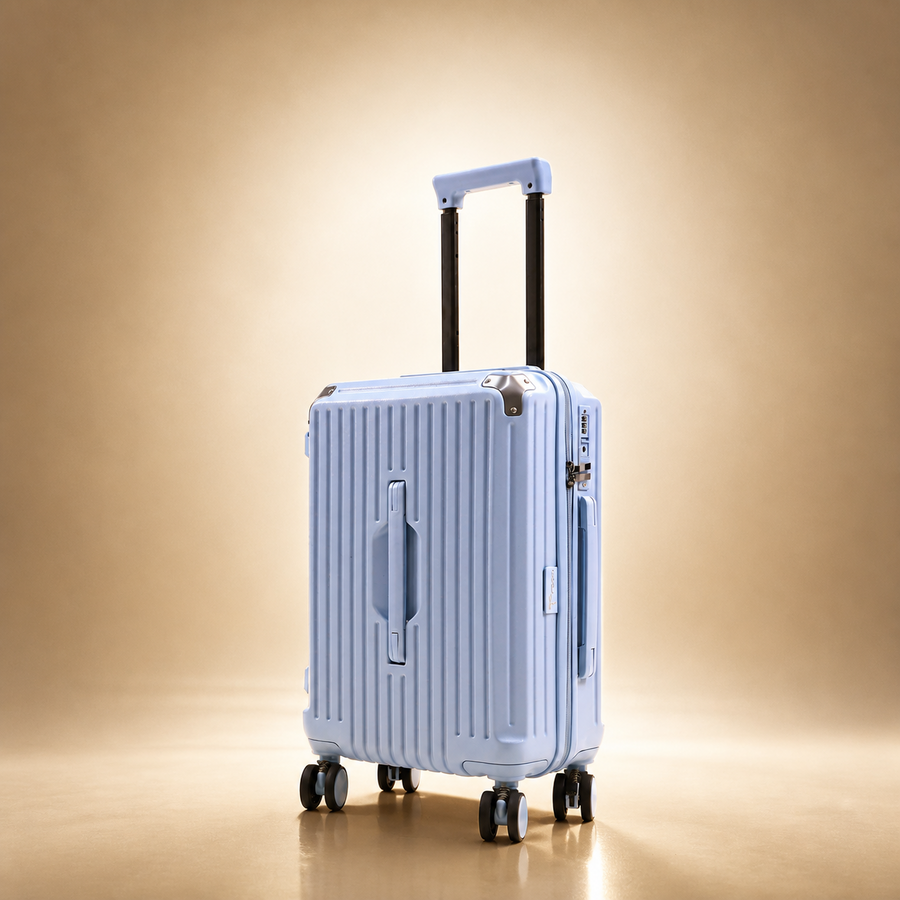 Trochi Charles Trunk Carry-On — Blue (view 2)
