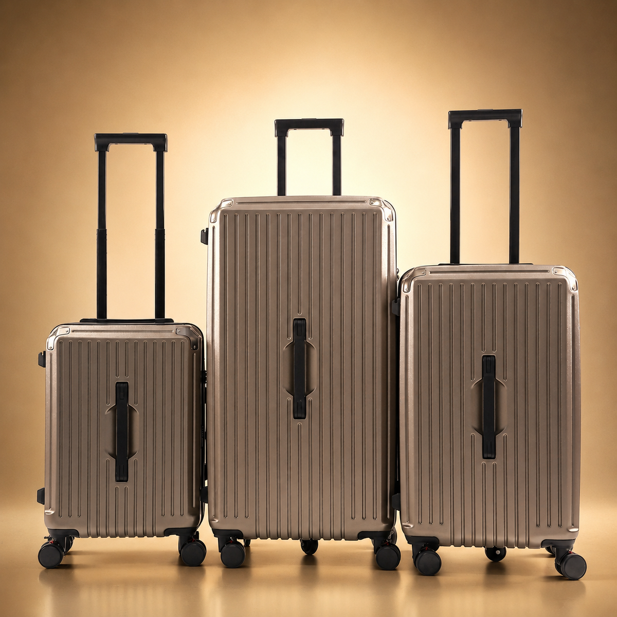 Trochi Charles Trunk Carry-On — Gray (view 3)