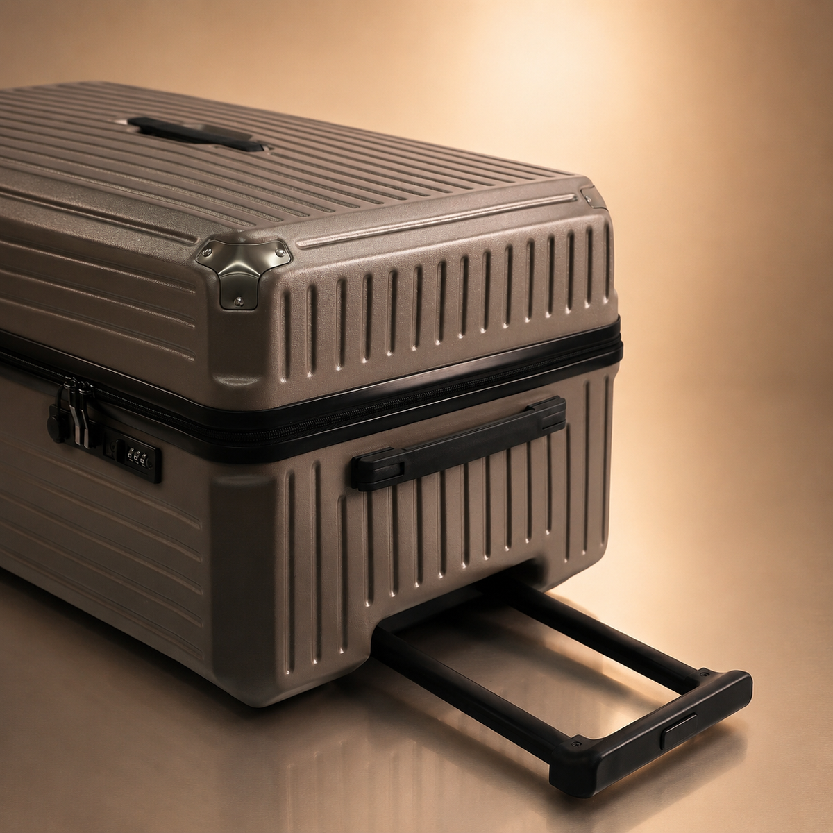 Trochi Charles Trunk Check-In Large — Gray (view 10)