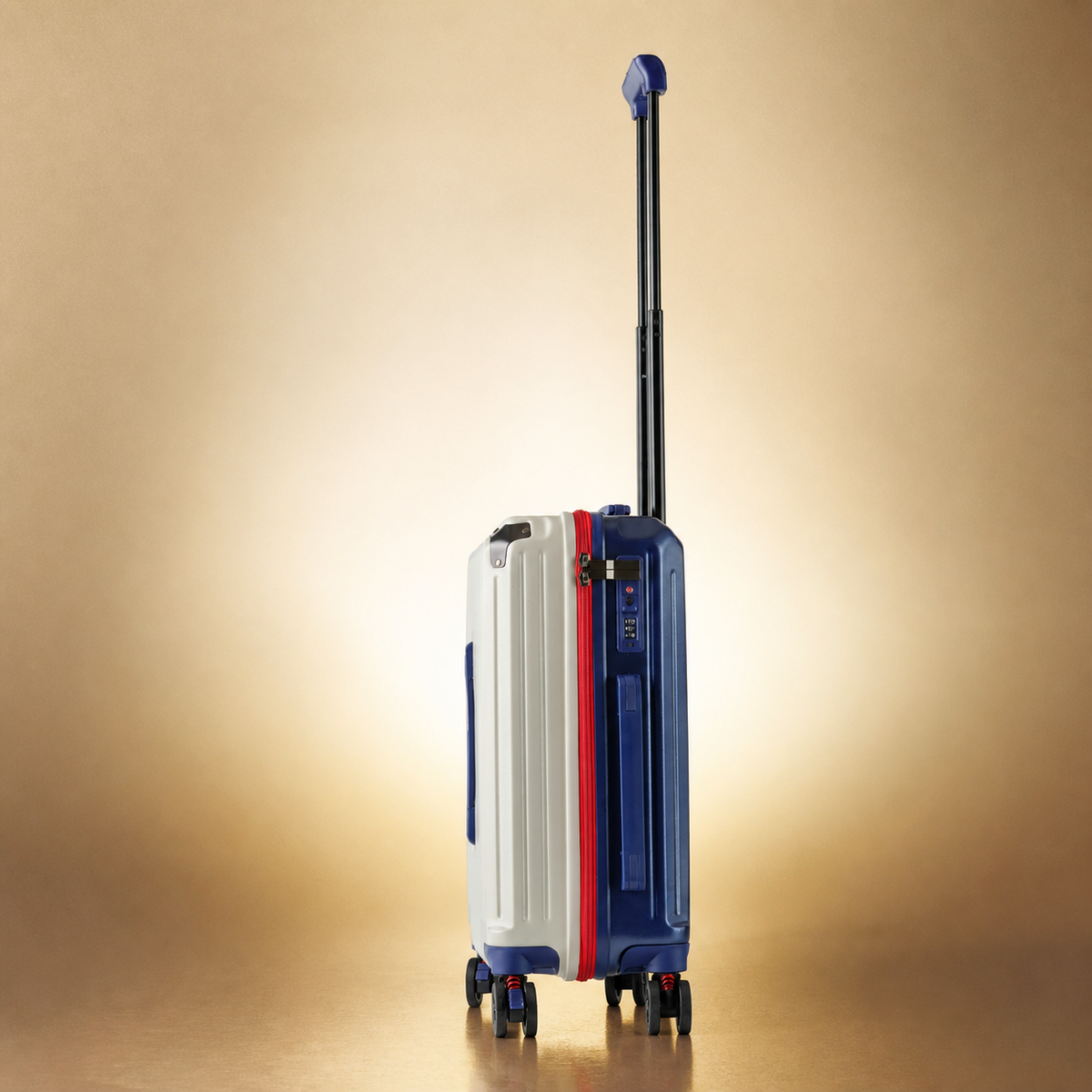 Trochi Charles Trunk Carry-On — White (view 2)