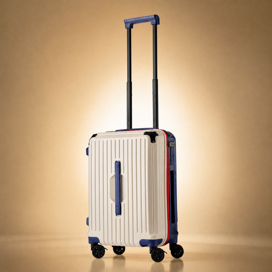 Trochi Charles Trunk Carry-On — White (view 3)