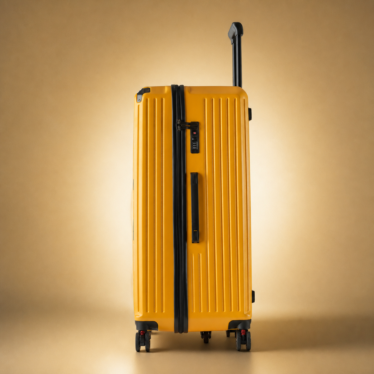 Trochi Charles Trunk Check-In Large — Yellow (view 2)