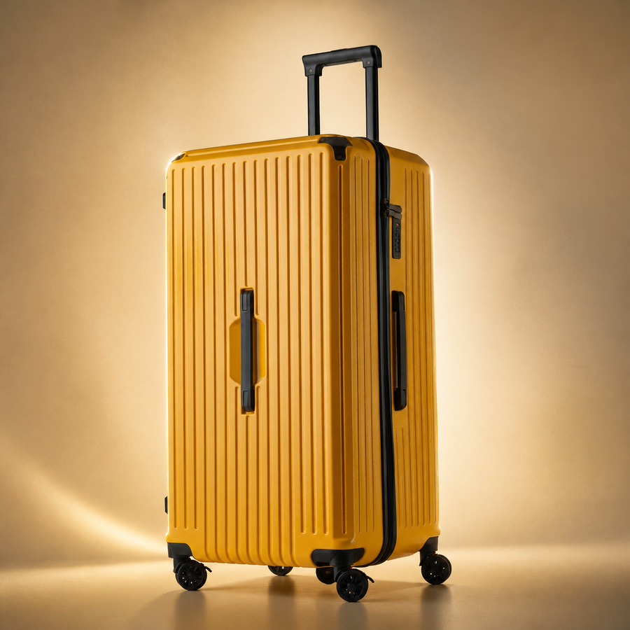 Trochi Charles Trunk Check-In Large — Yellow (view 3)