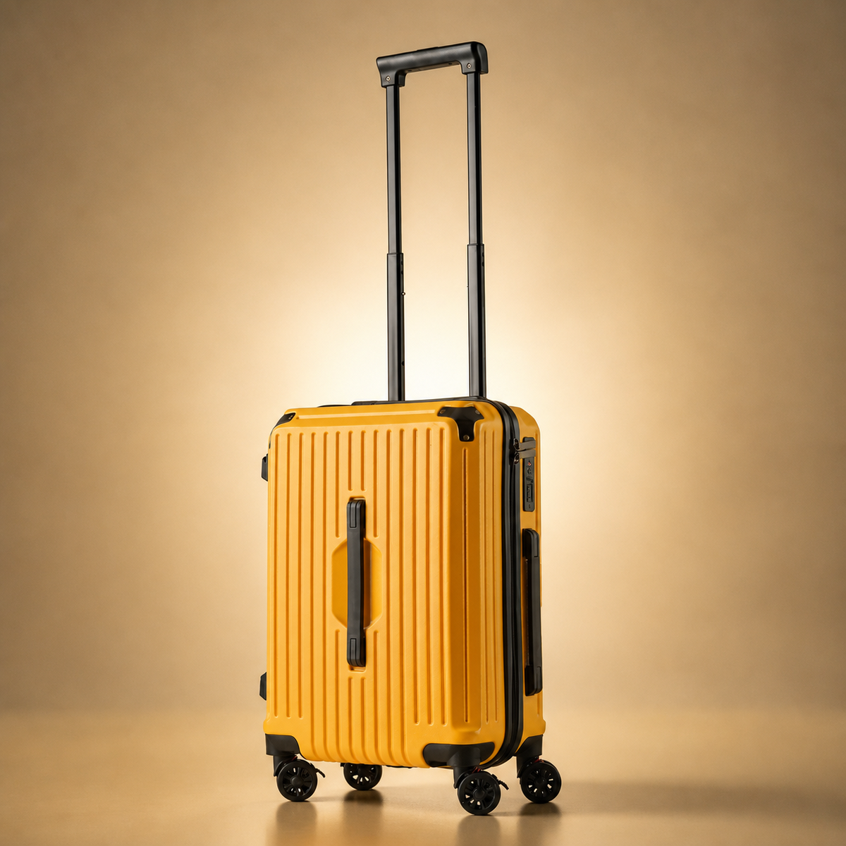 Trochi Charles Trunk Carry-On — Yellow (view 3)
