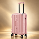 Trochi Charles Trunk Check-In Medium — Sakura Pink — front product view