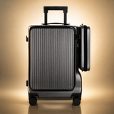 Trochi Guerilla Multi-Functional Carry-On in Gray - champagne studio main view